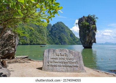 Khao Tapu In Ao Phang Nga National Park, Thailand