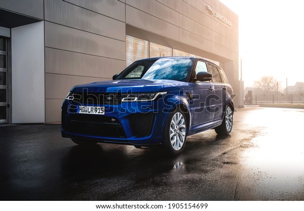 Kharkiv,
Ukraine - December 2019: Range Rover Sport
SVR