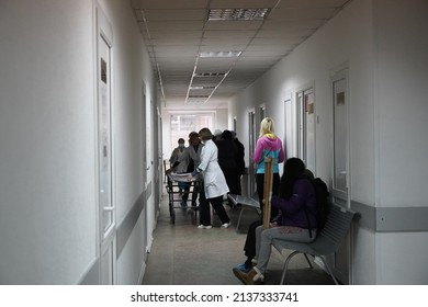 ukraine abandoned hospital hallway