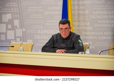 Kharkiv, Ukraine - February 2022: Secretary Of The National Security And Defense Council Oleksiy Danilov.