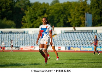 Kharkiv, Ukraine - July 21, 2019: Final Game Rugby Europe Women Sevens Grand Prix Series Between Russia Vs France