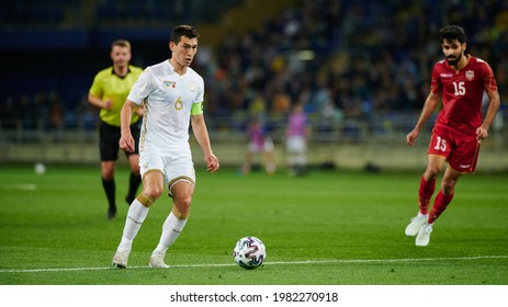 Kharkiv, Ukraine - May 23, 2021: Taras Stepanenko. The Football Friendly Match Ukraine Vs Bahrain