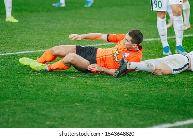 Kharkiv, Ukraine - October 27, 2019: Midfielder Taras Stepanenko In The Match Shakhtar Vs Olexandria