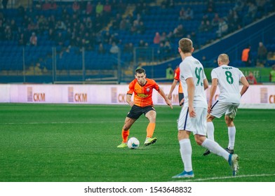 Kharkiv, Ukraine - October 27, 2019: Midfielder Taras Stepanenko In The Match Shakhtar Vs Olexandria