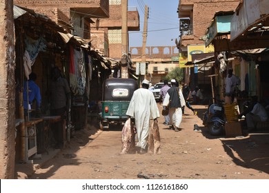 Khartoum, Sudan - November, 18, 2017: Street Life In The City 