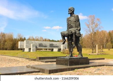 Khatyn, Belarus - April 20 2018: 