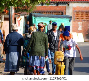 KHAYELITSHA, CAPE TOWN SOUTH AFRICA MAY 22 2007: Xhosa People Living In Khayelitsha Township In Western Cape Reputed To Be The Largest And Fastest Growing In SA.