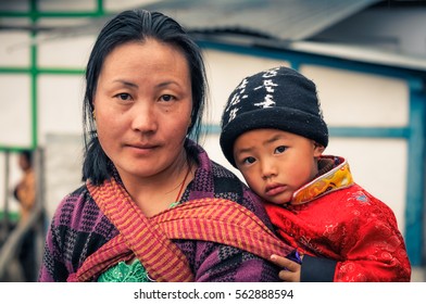 Khinmey Gompa Ugyenling Temple Arunachal Pradesh Stock Photo 562888594 ...