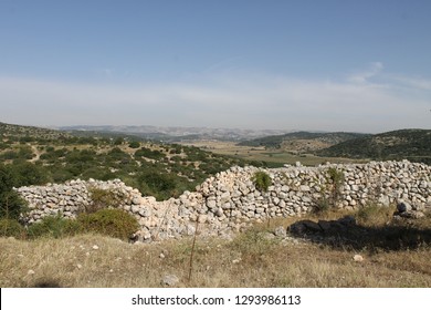 Khirbet Qeiyafa, Biblical Site Located In The Elah Valley, Israel. Strategic Location Associated With The Kingdom Of Judah And Debated By Archaeologists Whether It Contained The Palace Of King David