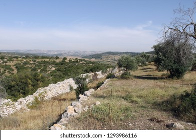 Khirbet Qeiyafa, Biblical Site Located In The Elah Valley, Israel. Strategic Location Associated With The Kingdom Of Judah And Debated By Archaeologists Whether It Contained The Palace Of King David