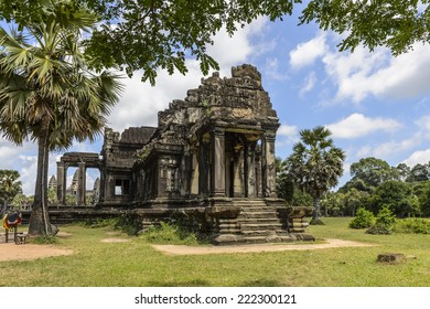 Khmer Architecture Of The Angkor Wat Territory In Cambodia