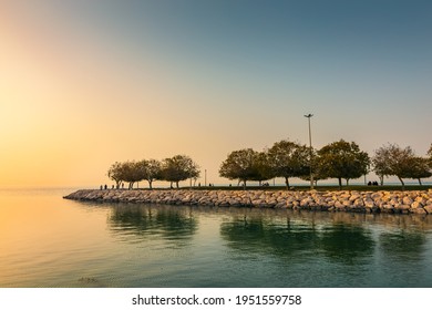 Khobar Corniche during daylight, Eastern Province, Al Khobar, Saudi Arabia.