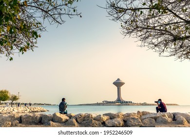 Khobar Corniche During Daylight, Eastern Province, Al Khobar, Saudi Arabia.02-April-2021.