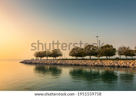 Khobar Corniche during daylight, Eastern Province, Al Khobar, Saudi Arabia.