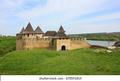Khotyn fortress in Hotin, Ukraine - Shutterstock ID 678591814