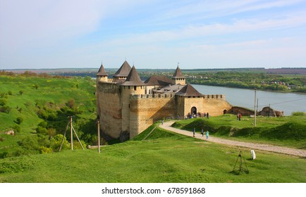 Khotyn fortress in Hotin, Ukraine - Shutterstock ID 678591868