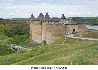 Khotyn Fortress on the banks of the Dniester River in Ukraine - Shutterstock ID 471290648