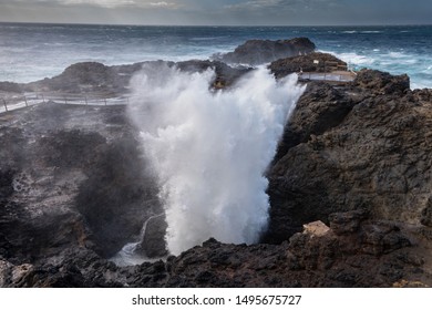 Kiama Blowhole Of A Windy Day