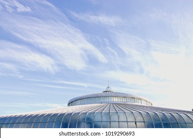 Kibble Palace Glasshouse With Expanse Of Sky