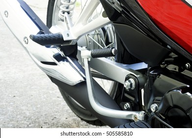 Kick Start Motorcycle And Motorcycle Footrest