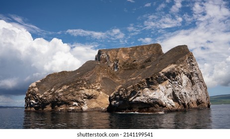 Kicker Rock In The Galapagos Islands Is A Popular Destination For Diving And Snorkeling. 