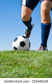 Kicking the Ball low angle