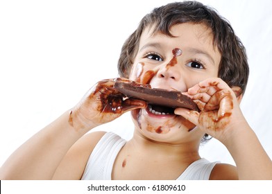 Kid With Chocolate