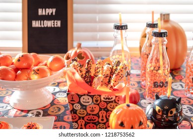 Kid Friendly Halloween Snacks And And Decorations For A Post Trick Or Treating Party