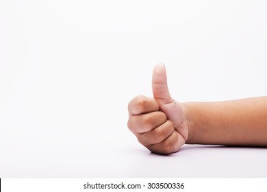 Kid Hand Show Thumb Up