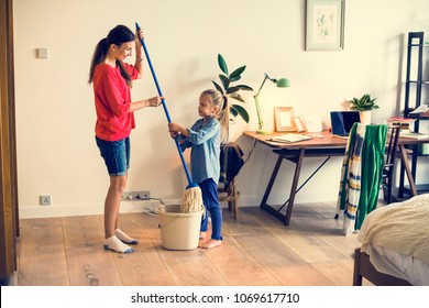 Kid Helping House Chores