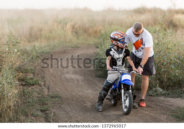 kid on a motorcycle