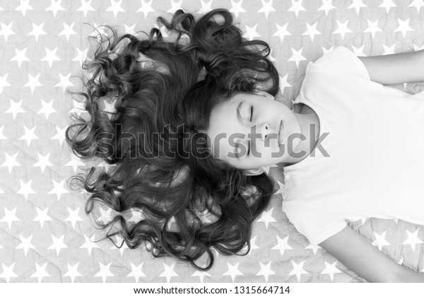 Kid Perfect Curly Hairstyle Conditioner Mask Stock Photo Edit Now