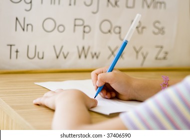 Kid Writing