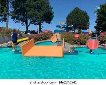 Kiddie Pool At Big Splash Water Park Taken On July 26 2019 In Tsawwassen BC Canada