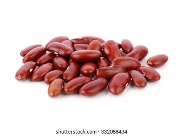 Kidney Beans On White Background