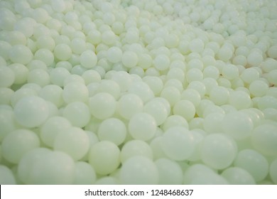 Kids Ball Pit Or Ball Pool With Only White Ball