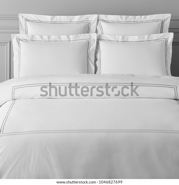 Kids Bedding Boys Classic Red Blue Stock Photo Edit Now 1046827699