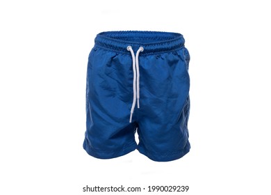 Kids blue swimming shorts, blue swimming trunks for children