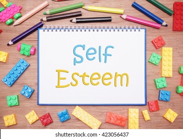 Kids And Children Theme. Self Esteem
