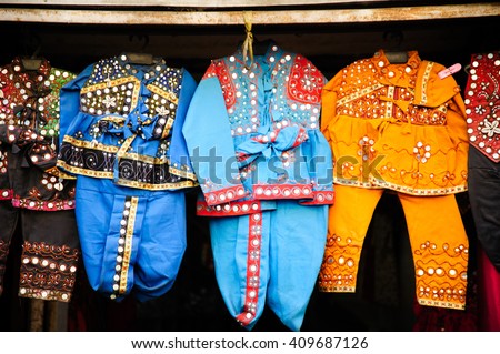Kids' clothes for display in Ahmedabad