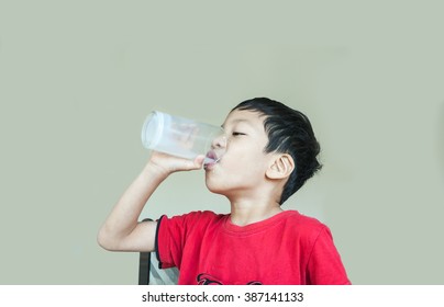 Kids Drinking Milk