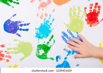 1,373 Children's handprints Images, Stock Photos & Vectors | Shutterstock