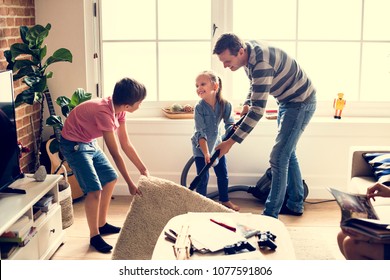 Kids Helping House Chores