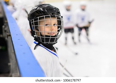 Kids Ice Hockey. 
