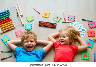 Kids Learning Numbers, Arithmetic, Abacus Calculation, Education