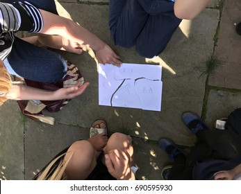 Kids On A Treasure Hunt