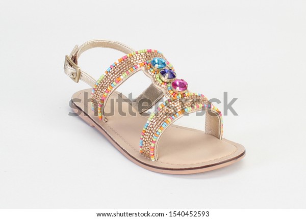 party flat sandals