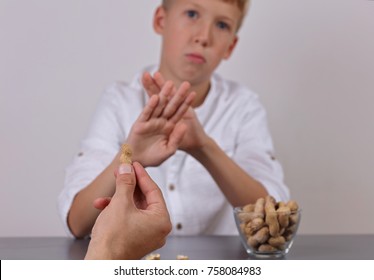 Kids Peanut Allergy Concept