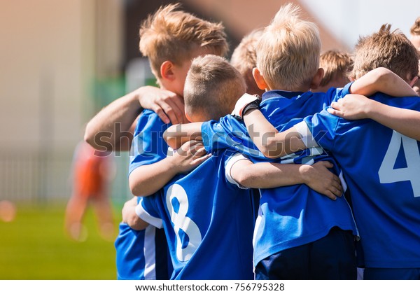 Kids Play\
Sports. Children Sports Team United Ready to Play Game. Children\
Team Sport. Youth Sports For Children. Boys in Sports Uniforms.\
Young Boys in Soccer\
Sportswear