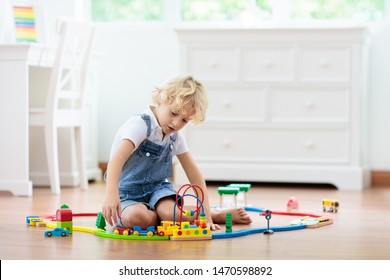 baby playing blocks